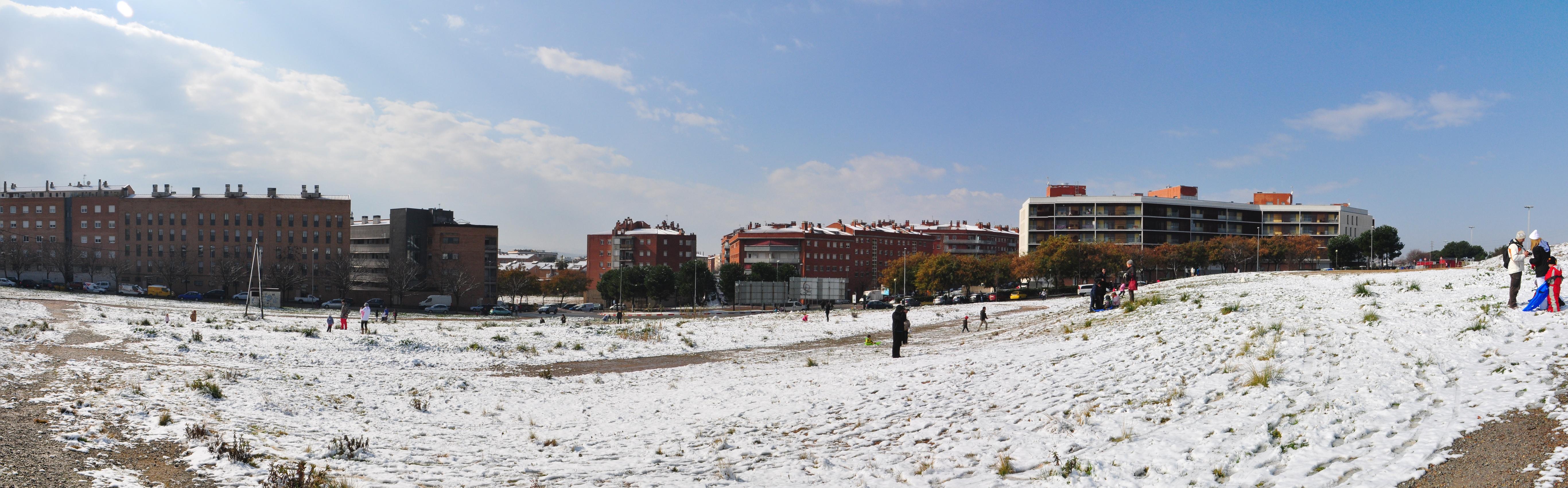 Panorámicas en la nieve
