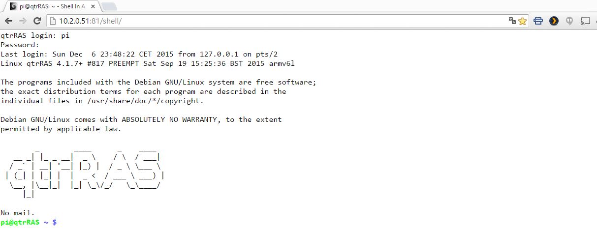 Shell in a box. Como acceder por terminal, pero vía web